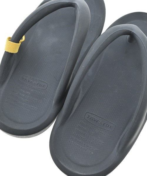 TAW&TOE（トーアンドトー）サンダル 黒 サイズ:38(24.5cm位) メンズ/2200714506050