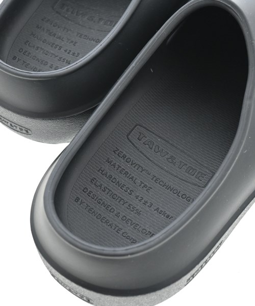 TAW&TOE（トーアンドトー）サンダル 黒 サイズ:UK9(27.5cm位) メンズ/2200686382041