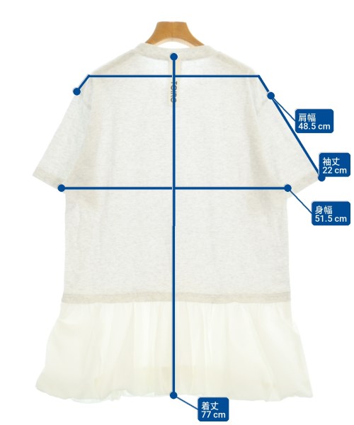 TOIRO.（トイロ）Tシャツ・カットソー グレー サイズ:F レディース/2200699715010