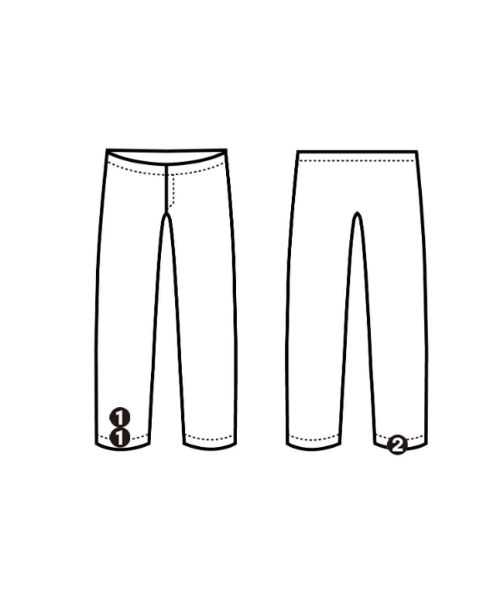 ZAPA（ザパ）デニムパンツ 青 サイズ:36(XS位) レディース/2200674555068