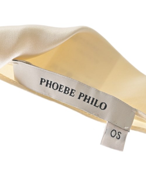 PHOEBE PHILO（フィービーファイロ）バンダナ・スカーフ 白 サイズ:OS レディース/2200710813107