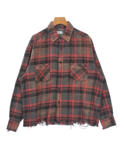 minami Anderson(ミナミアンダーソン)カジュアルシャツ 赤 サイズ:F/2200661378274