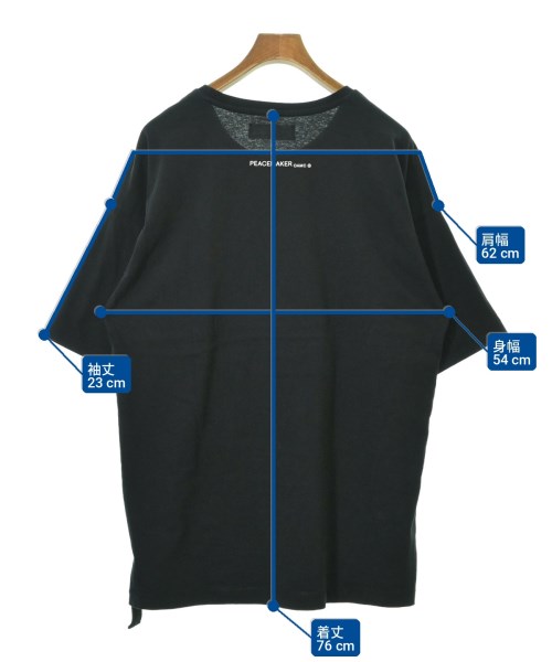 OAMC PEACEMAKER（ピースメイカーオーエーエムシー）Tシャツ・カットソー 黒 サイズ:M メンズ/2200717799022
