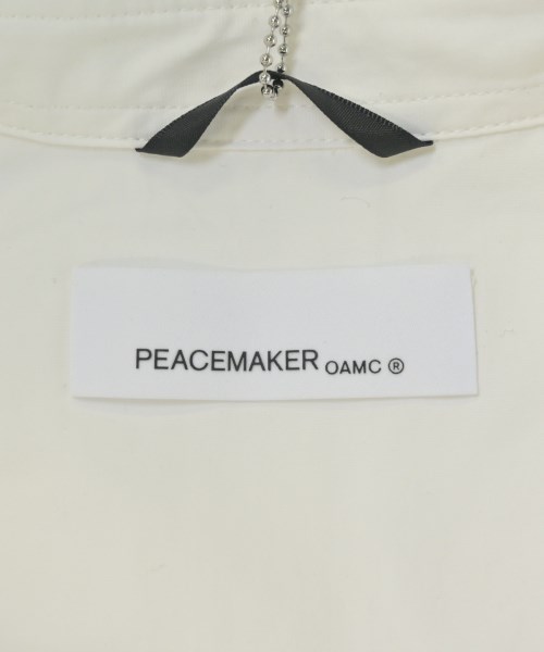 OAMC PEACEMAKER（ピースメイカーオーエーエムシー）カジュアルシャツ 白 サイズ:XS メンズ/2200687272105
