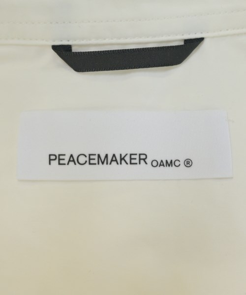 OAMC PEACEMAKER（ピースメイカーオーエーエムシー）カジュアルシャツ 白 サイズ:S メンズ/2200687272129
