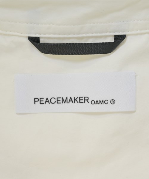 OAMC PEACEMAKER（ピースメイカーオーエーエムシー）カジュアルシャツ 白 サイズ:M メンズ/2200687272136