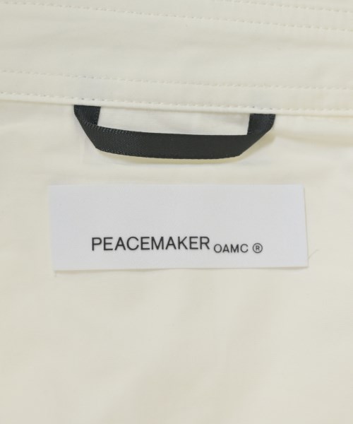 OAMC PEACEMAKER（ピースメイカーオーエーエムシー）カジュアルシャツ 白 サイズ:L メンズ/2200687272150