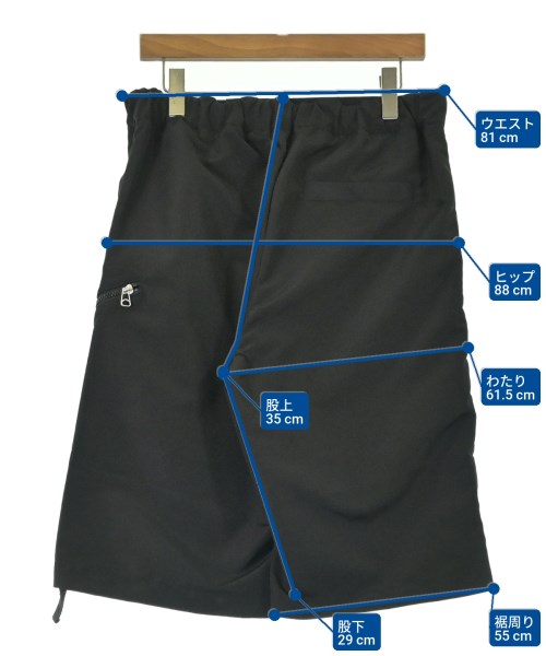 OAMC PEACEMAKER（ピースメイカーオーエーエムシー）ショートパンツ 黒 サイズ:XS メンズ/2200691219080