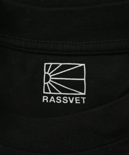 RASSVET（ラスベート）Tシャツ・カットソー 黒 サイズ:M メンズ/2200671958152