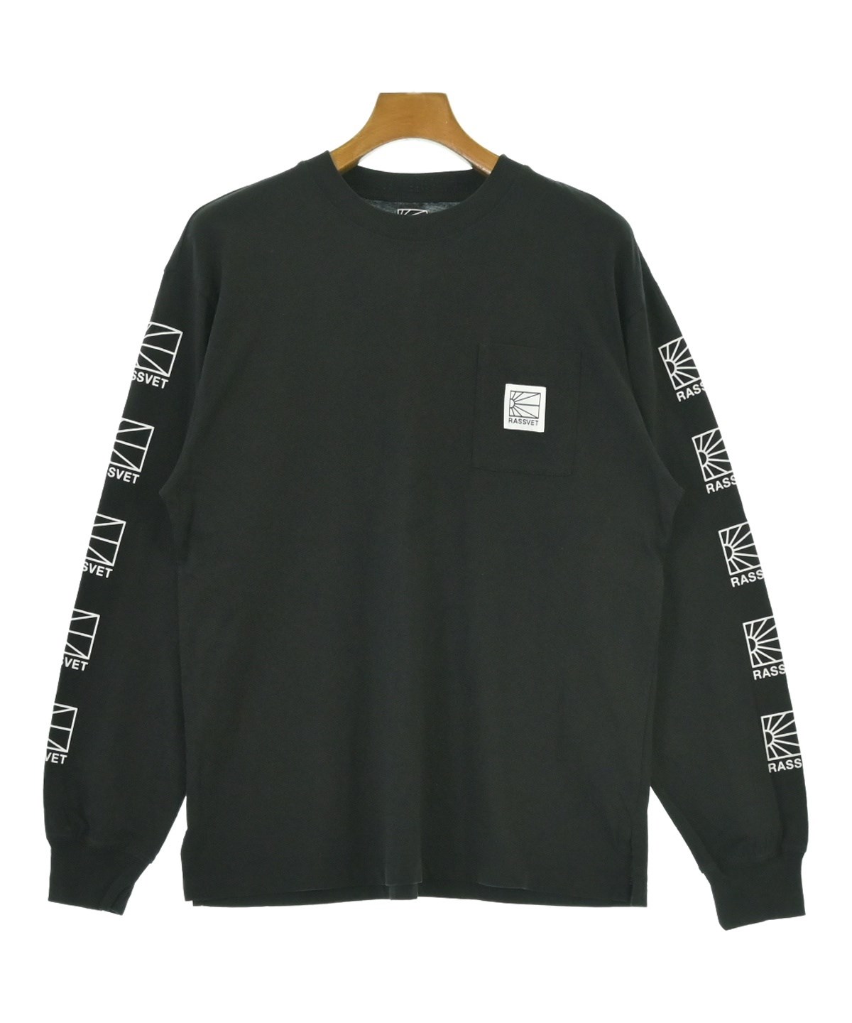 RASSVET（ラスベート）Tシャツ・カットソー 黒 サイズ:M メンズ