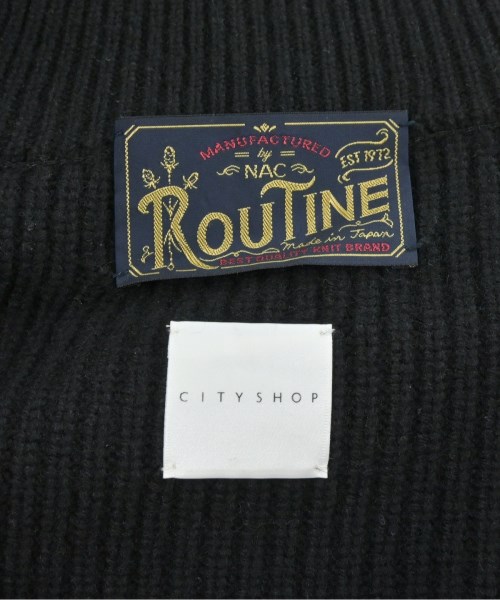 ROUTINE（ルーティン）カーディガン 黒 サイズ:F レディース/2200665148088