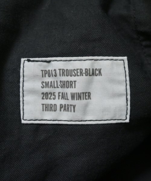 THIRD PARTY（サードパーティー）ショートパンツ 黒 サイズ:S メンズ/2200664855093