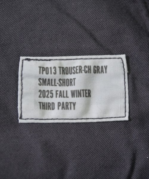 THIRD PARTY（サードパーティー）ショートパンツ グレー サイズ:S メンズ/2200664855109
