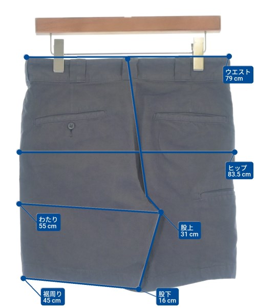 THIRD PARTY（サードパーティー）ショートパンツ グレー サイズ:S メンズ/2200664855109