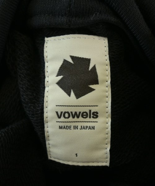 vowels（バウルズ）パーカー 黒 サイズ:1(S位) メンズ/2200697625106