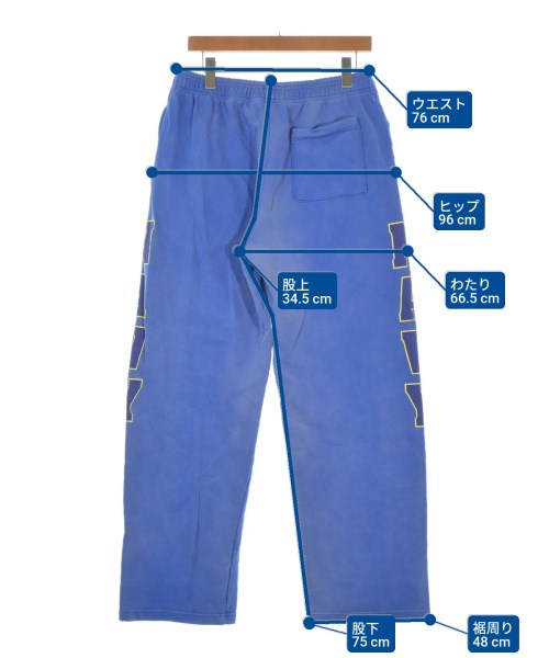 WOKE EDGE（ウォークエッジ）スウェットパンツ 青 サイズ:L メンズ/2200673078070