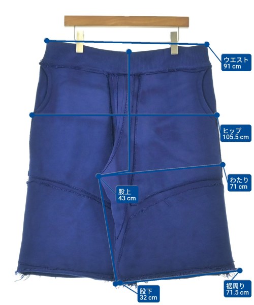 Yaku（ヤク）ショートパンツ 青 サイズ:L メンズ/2200677012056