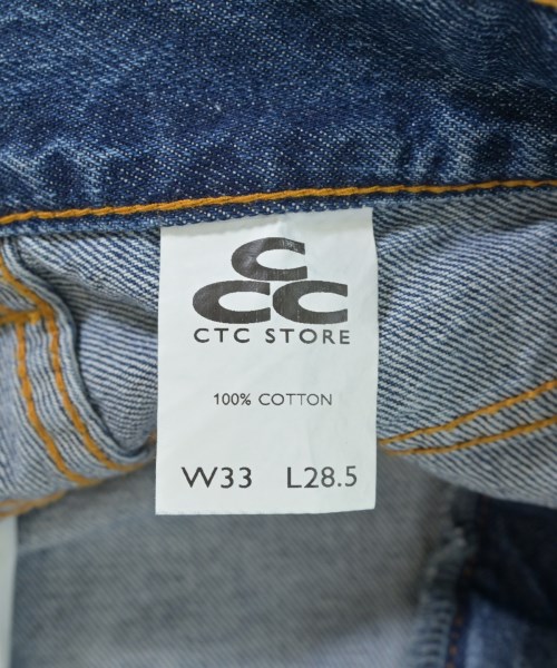 CTC STORE（シーティーシーストア）デニムパンツ 青 サイズ:33(L位) メンズ/2200695709020