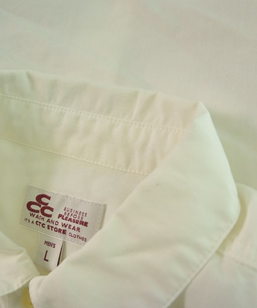 CTC STORE（シーティーシーストア）カジュアルシャツ 白 サイズ:L メンズ/2200658580031