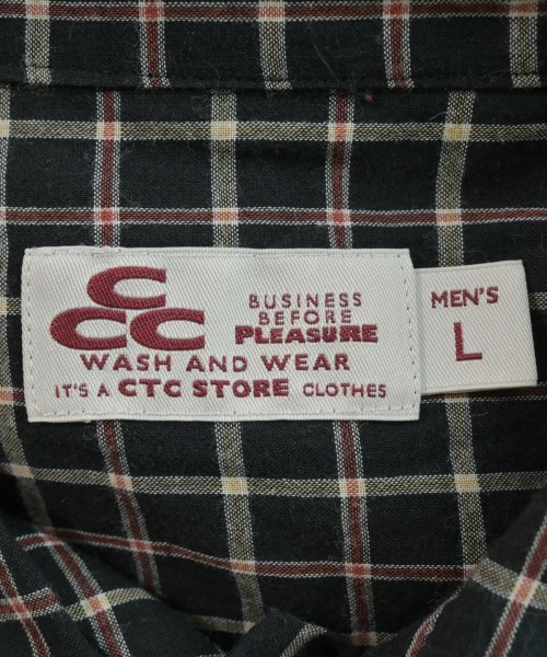 CTC STORE（シーティーシーストア）カジュアルシャツ 黒 サイズ:L メンズ/2200659806079