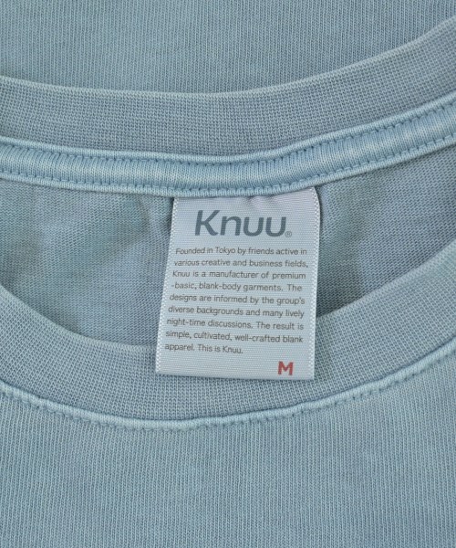 Knuu（ヌウ）Tシャツ・カットソー 青 サイズ:M メンズ/2200696810343
