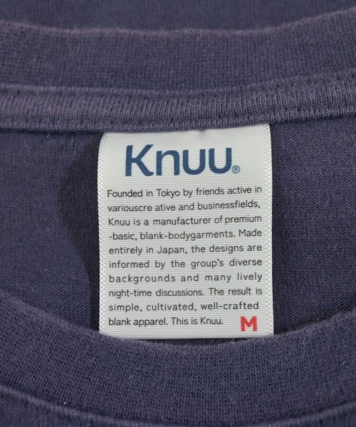 Knuu（ヌウ）Tシャツ・カットソー 紫 サイズ:M メンズ/2200714474045