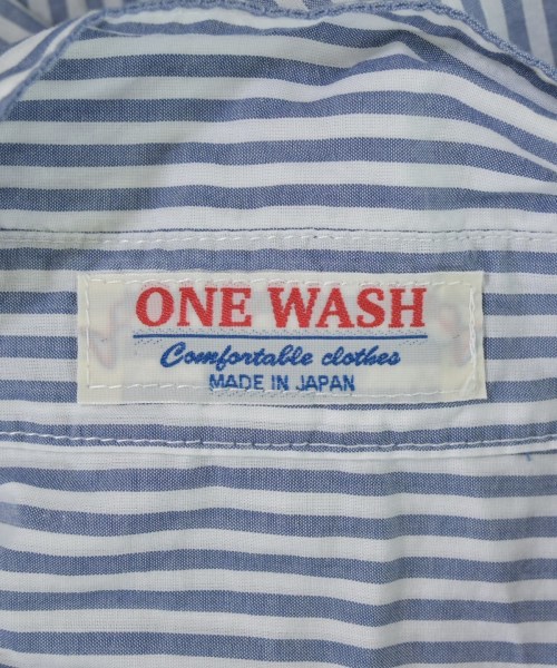 ONE WASH（ワンウォッシュ）シャツワンピース 紺 サイズ:F レディース/2200705189125
