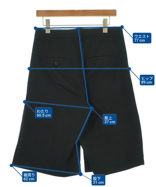 BISOWN（ビソウン）ショートパンツ 黒 サイズ:3(L位) メンズ/2200680398055