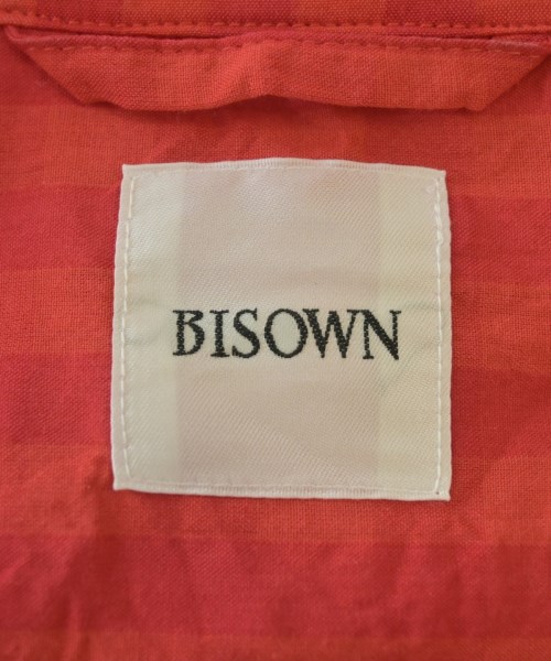 BISOWN（ビソウン）カジュアルシャツ 赤 サイズ:4(XL位) メンズ/2200695070021