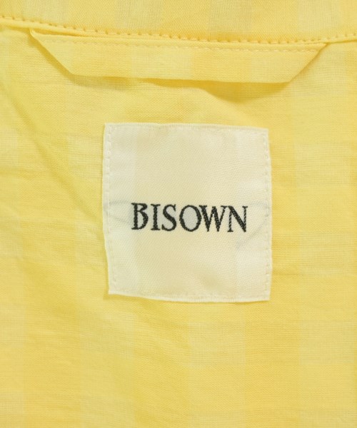 BISOWN（ビソウン）カジュアルシャツ 黄 サイズ:2(M位) レディース/2200710441690