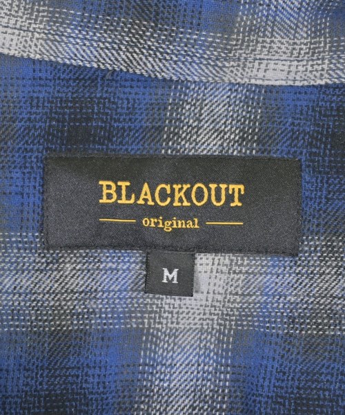 BLACKOUT（ブラックアウト）カジュアルシャツ 紺 サイズ:M メンズ/2200726377129