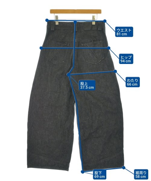 COMMON DIVISOR（コモンディヴァイザー）デニムパンツ 黒 サイズ:-(M位) メンズ/2200674801066