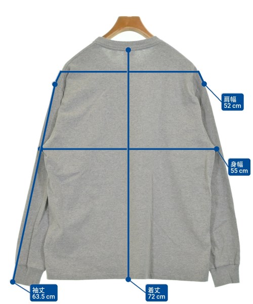 COTTON RESEARCH CLUB（コットンリサーチクラブ）Tシャツ・カットソー グレー サイズ:XL メンズ/2200679762096