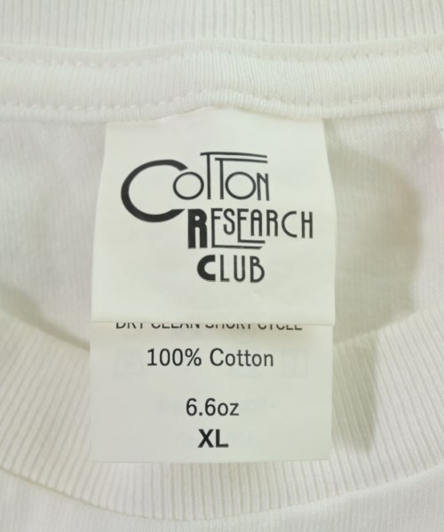 COTTON RESEARCH CLUB（コットンリサーチクラブ）Tシャツ・カットソー 白 サイズ:XL メンズ/2200667116061
