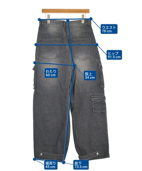 Cuirs（キュイー）カーゴパンツ 黒 サイズ:M メンズ/2200670719051