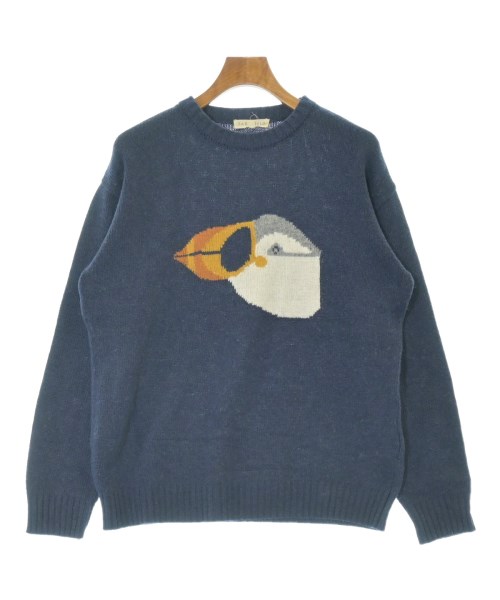 FAR AFIELD(ファーアフィールド)ニット・セーター 紺 サイズ:3(L位)/2200663861248