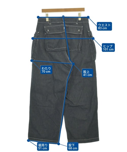 MODMNT（モドメント）デニムパンツ 紺 サイズ:XS メンズ/2200731435029