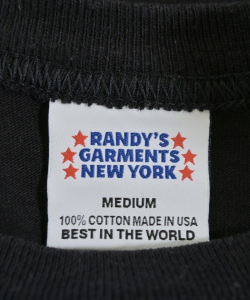 Randy's Garments（ランディーズガーメンツ）Tシャツ・カットソー 黒 サイズ:M メンズ/2200719462078