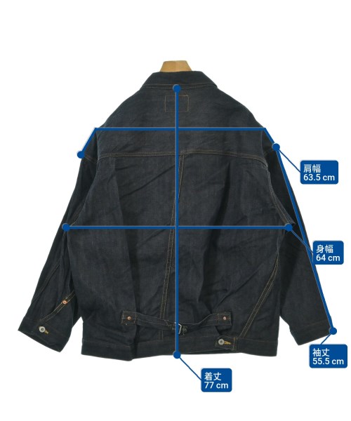 SKEWed（スキュー）デニムジャケット 紺 サイズ:50(XL位) メンズ/2200665724091