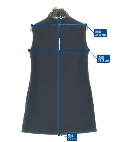 VVB Victoria Beckham（ヴィヴィビーヴィクトリアベッカム）ワンピース 紺 サイズ:40(M位) レディース/2200712802062