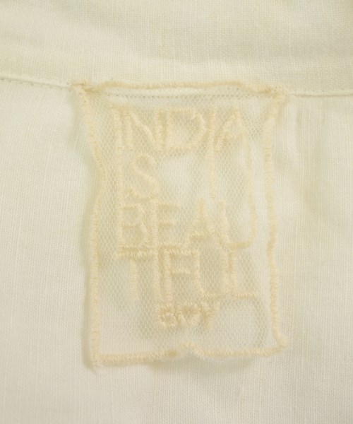 INDIA IS BEAUTIFUL（インディアイズビューティフル）カジュアルシャツ 白 サイズ:F メンズ/2200694080045