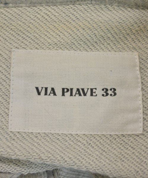 VIA PIAVE 33（ヴィアピアーヴェトレンタトレ）スウェット グレー サイズ:0(XS位) メンズ/2200721552019