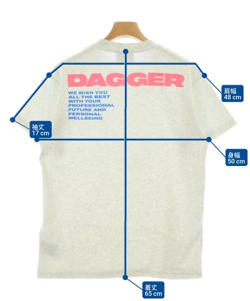 DAGGER（ダガー）Tシャツ・カットソー グレー サイズ:S メンズ/2200713732085