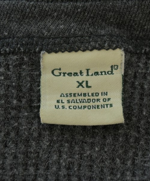 greatLAnd（グレートランド）Tシャツ・カットソー グレー サイズ:XL メンズ/2200709099628