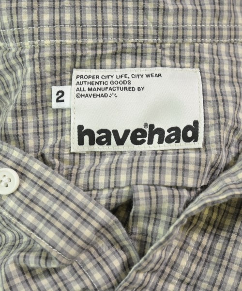 HAVE HAD（ハブヘッド）カジュアルシャツ グレー サイズ:2(M位) レディース/2200693559306