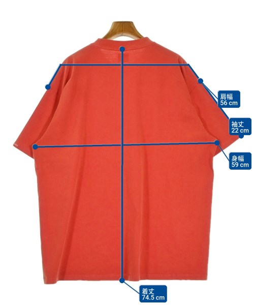 JANE & THE HEARTBREAKERS（ジェーンアンドザハートブレイカーズ）Tシャツ・カットソー オレンジ サイズ:XL メンズ/2200699682183