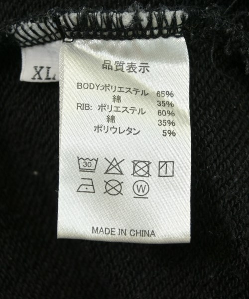 KAOYORINAKAMI（カオヨリナカミ）スウェット 黒 サイズ:XL メンズ/2200695545048