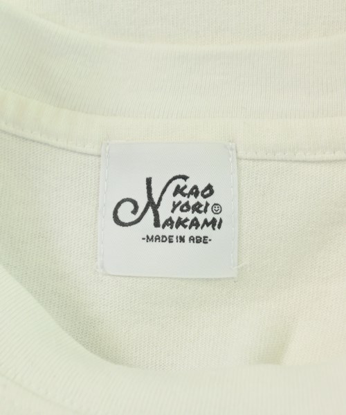 KAOYORINAKAMI（カオヨリナカミ）Tシャツ・カットソー 白 サイズ:M メンズ/2200727859082