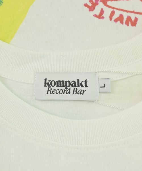 Kompakt Record Bar（コンパクトレコードバー）Tシャツ・カットソー 白 サイズ:L メンズ/2200711023260