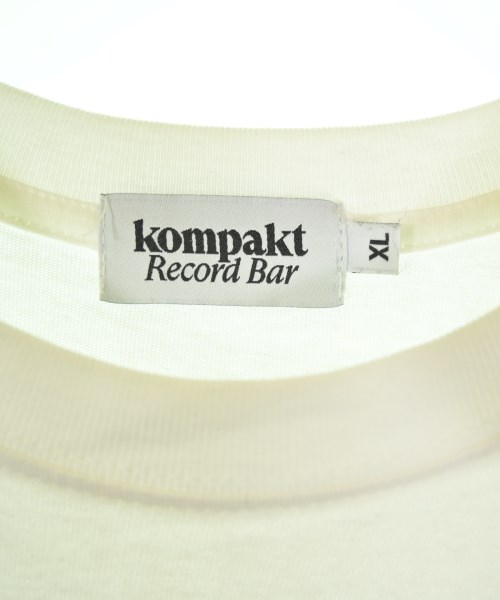 Kompakt Record Bar（コンパクトレコードバー）Tシャツ・カットソー 白 サイズ:XL メンズ/2200719316029